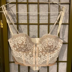 VS Very Sexy Lined Demi Bra/corset 34C